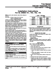 Carrier 58MTA 10SI Gas Furnace Owners Manual page 1
