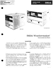 Carrier 58DA 1P Gas Furnace Owners Manual page 1