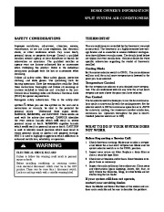 Carrier Pa13nr 01 Heat Air Conditioner Manual page 1