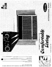 Carrier 51 116 Heat Air Conditioner Manual page 1
