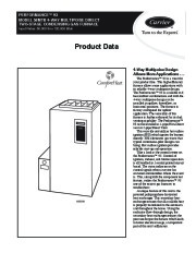 Carrier 58MTB 2PD Gas Furnace Owners Manual page 1