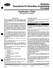 Carrier 58DX 1XA Gas Furnace Owners Manual page 1