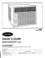 Carrier 73hc 1si Heat Air Conditioner Manual page 1