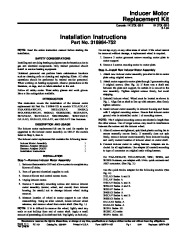 Carrier 58DFA 11SI Gas Furnace Owners Manual page 1