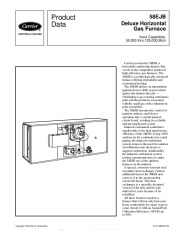 Carrier 58EJB 1PD Gas Furnace Owners Manual page 1