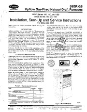 Carrier 58GP 58GS 4SI Gas Furnace Owners Manual page 1