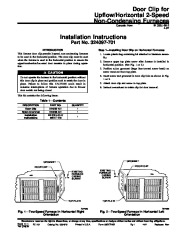 Carrier 58DXT 2SI Gas Furnace Owners Manual page 1