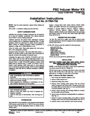 Carrier 58M 96SI Gas Furnace Owners Manual page 1