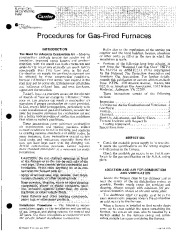 Carrier 58 Series 7XA Gas Furnace Owners Manual page 1