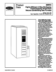 Carrier 58MXA 9PD Gas Furnace Owners Manual page 1