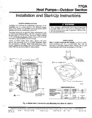 Carrier 77qa 1si Heat Air Conditioner Manual page 1