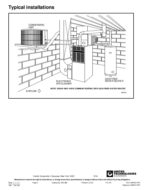 Carrier 58wav Service Manual