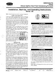 Carrier 58SXC 1SI Gas Furnace Owners Manual page 1