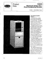 Carrier 58SXB 1PD Gas Furnace Owners Manual page 1