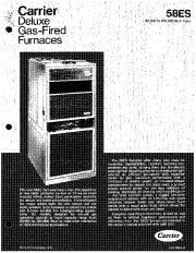 Carrier 58ES 2P Gas Furnace Owners Manual page 1