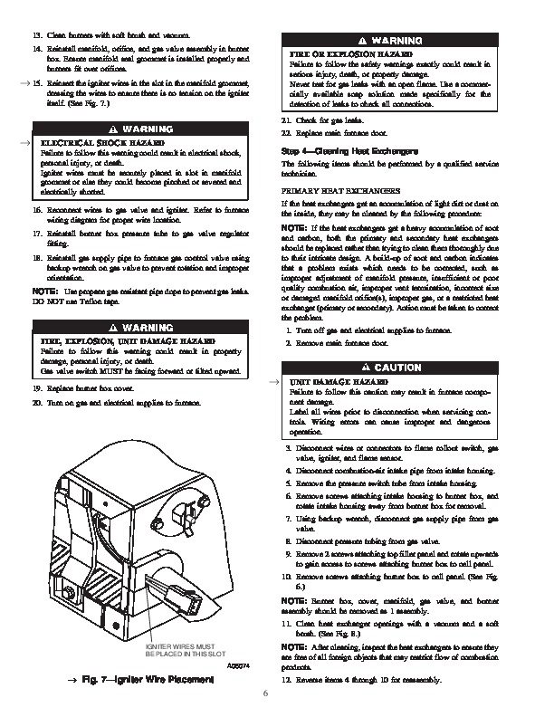 Carrier 58MXB 1SM Gas Furnace Owners Manual