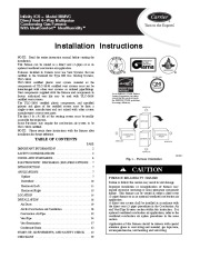 Carrier 58MVC 2SI Gas Furnace Owners Manual page 1