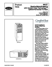 Carrier 58UXT 6PD Gas Furnace Owners Manual page 1