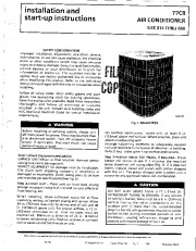Carrier 77cb 1si Heat Air Conditioner Manual page 1