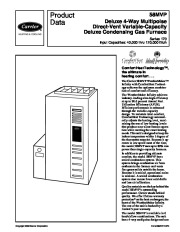 Carrier 58MVP 10PD Gas Furnace Owners Manual page 1