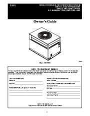 Carrier Pa3g 03 Heat Air Conditioner Manual page 1