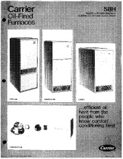 Carrier 58H 3P Gas Furnace Owners Manual page 1