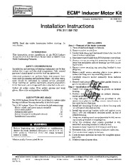 Carrier 58SXB 14SI Gas Furnace Owners Manual page 1