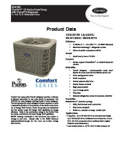 Carrier 25hcb5 4pd Heat Air Conditioner Manual page 1