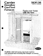 Carrier 58DP 58DR 1P Gas Furnace Owners Manual page 1
