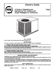 Carrier Pa3z 01 Heat Air Conditioner Manual page 1