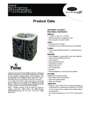 Carrier 25hbc5 1pd Heat Air Conditioner Manual page 1