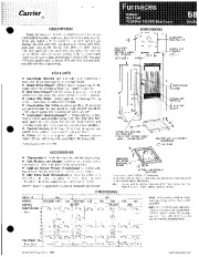 Carrier 58BA 58BV 3P Gas Furnace Owners Manual page 1
