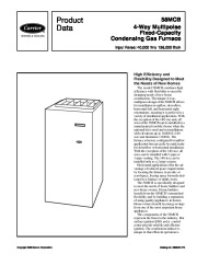 Carrier 58MCB 1PD Gas Furnace Owners Manual page 1