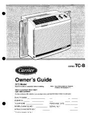 Carrier 73tcb 1si Heat Air Conditioner Manual page 1