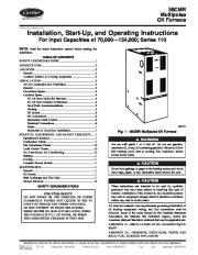 Carrier 58CMR 2SI Gas Furnace Owners Manual page 1