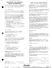 Carrier 58BA 501805 Gas Furnace Owners Manual page 1