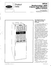 Carrier 58TUA 3PD Gas Furnace Owners Manual page 1