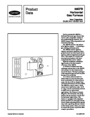 Carrier 58EFB 1PD Gas Furnace Owners Manual page 1