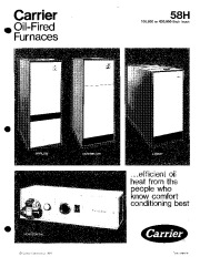 Carrier 58H 2P Gas Furnace Owners Manual page 1