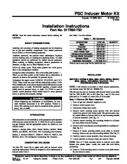 Carrier 58M 18SI Gas Furnace Owners Manual page 1