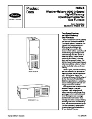 Carrier 58TMA 6PD Gas Furnace Owners Manual page 1