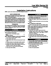 Carrier 58D 58U 1SI Gas Furnace Owners Manual page 1