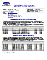 Carrier 25hca4 2pd Heat Air Conditioner Manual page 1