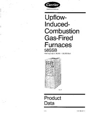 Carrier 58SSB 4PD Gas Furnace Owners Manual page 1