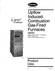 Carrier 58SSL 1PD Gas Furnace Owners Manual page 1