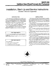 Carrier 58GP 58GS 1SIC Gas Furnace Owners Manual page 1