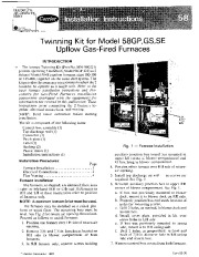 Carrier 58 3SI Gas Furnace Owners Manual page 1