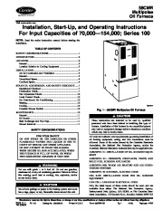 Carrier 58CMR 1SI Gas Furnace Owners Manual page 1