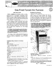 Carrier 58GP 1SI Gas Furnace Owners Manual page 1