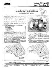 Carrier 58SX 25SI Gas Furnace Owners Manual page 1